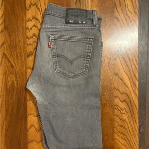 Levi's Charcoal Slim Straight Men's Jeans